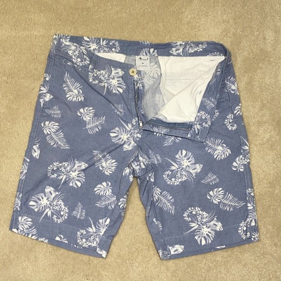 Camargue 100% Cotton Men's Tropical Print Shorts Size 48 - Picture 6 of 10